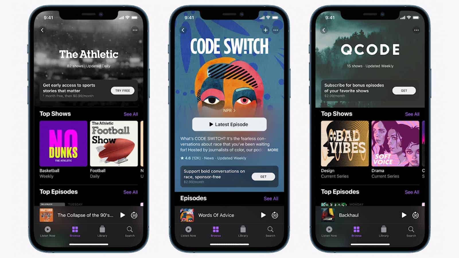 apple podcasts new updates 2021