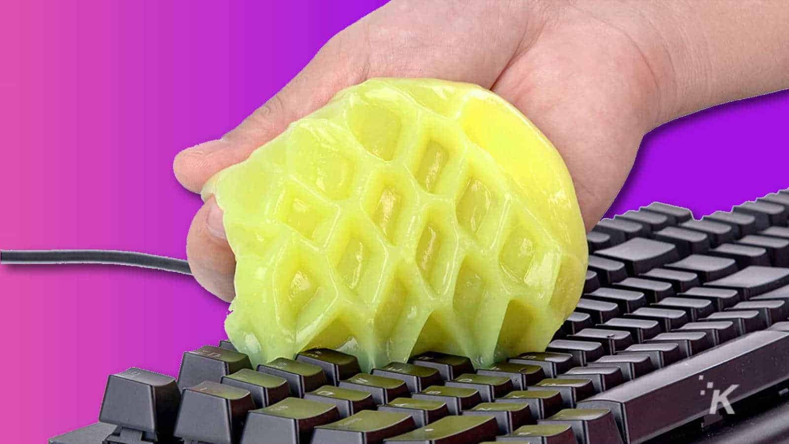 Keyboard cleaner for germs and dust