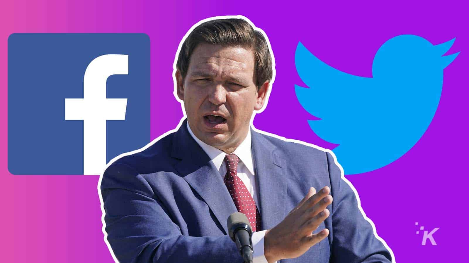 Florida social media bill and governor bill desantis