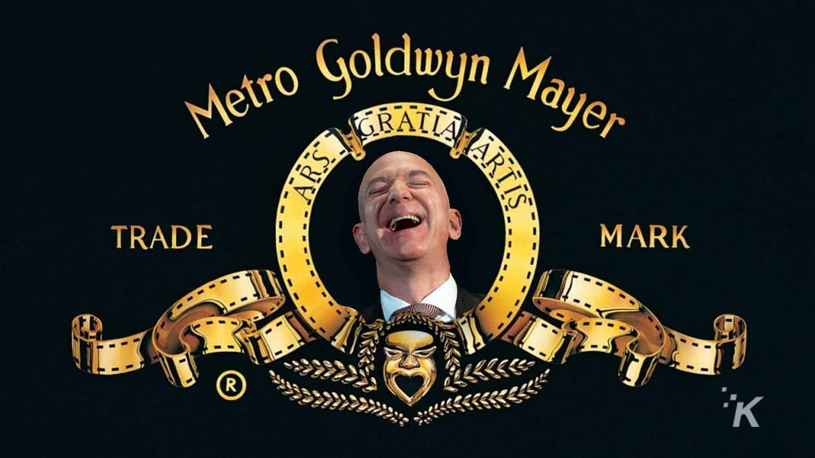 Mgm logo with jeff bezo in it