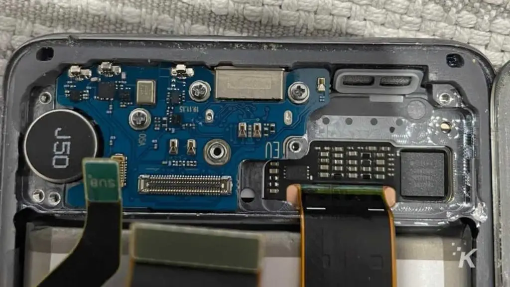inside a smartphone