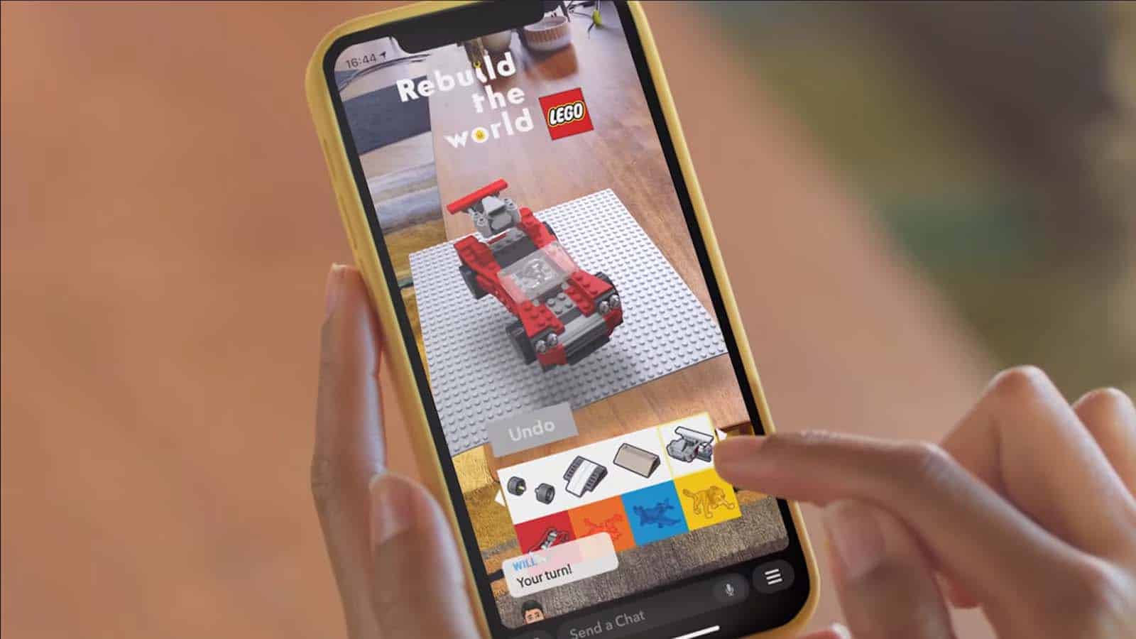 Snapchat lego lens