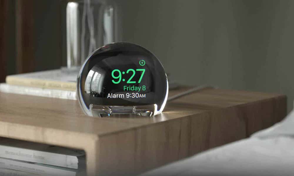 This hunk of plastic turns your Apple Watch into a sweet alarm clock