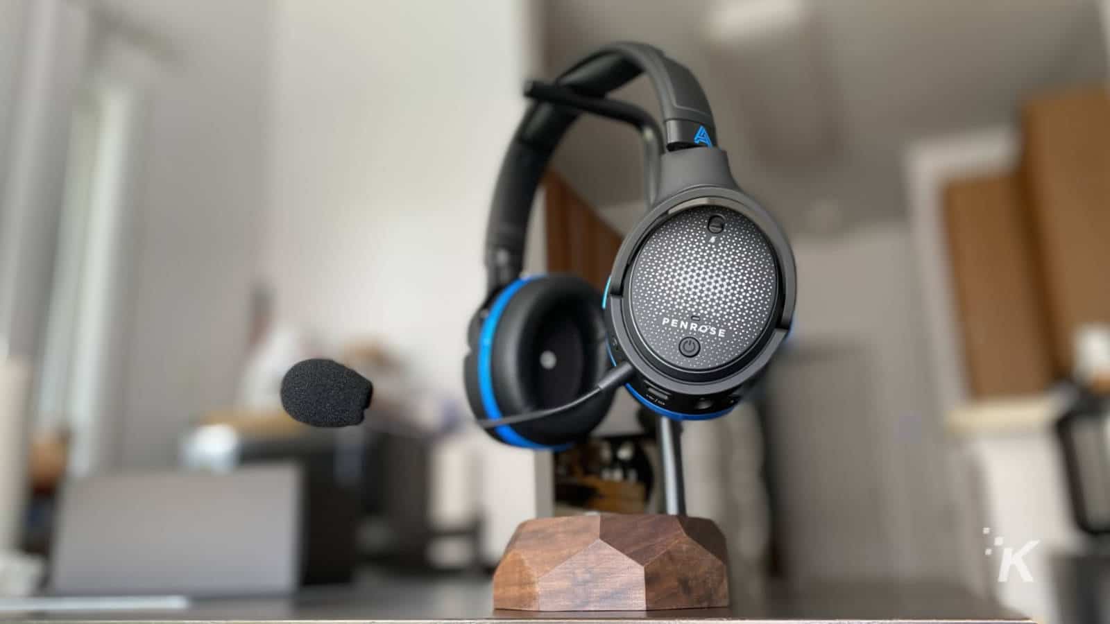 audeze penrose headphones on stand