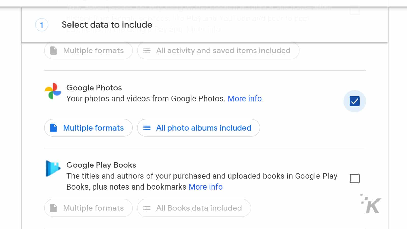 transferring photos on google photos