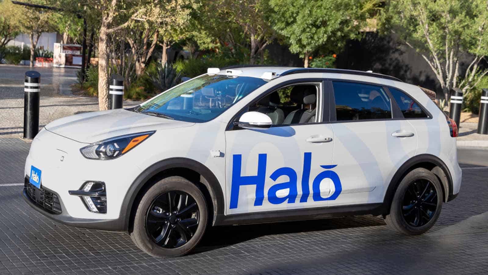 halo self-driving ridesharing car