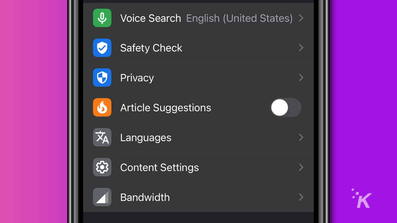 Ios google chrome settings privacy