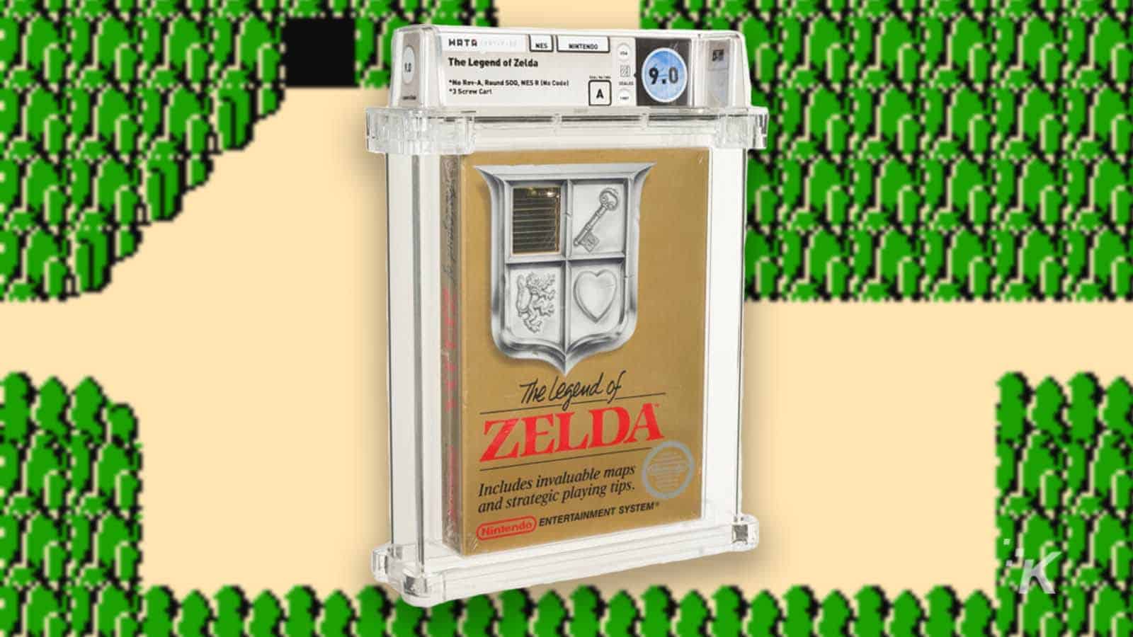 Legend of Zelda sealed NES cartridge sells at auction for $870,000