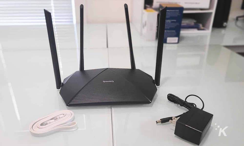 The Speedefy WiFi 6 is a dualband router that can handle high speeds