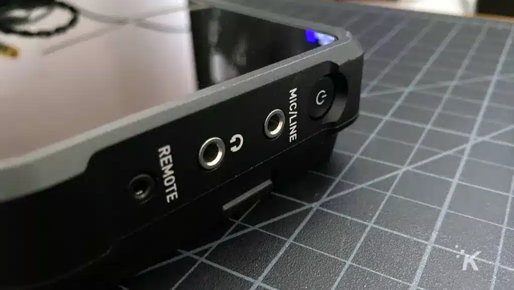 atomos ninja v recorder audio ports