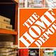 home depot logo blurred background