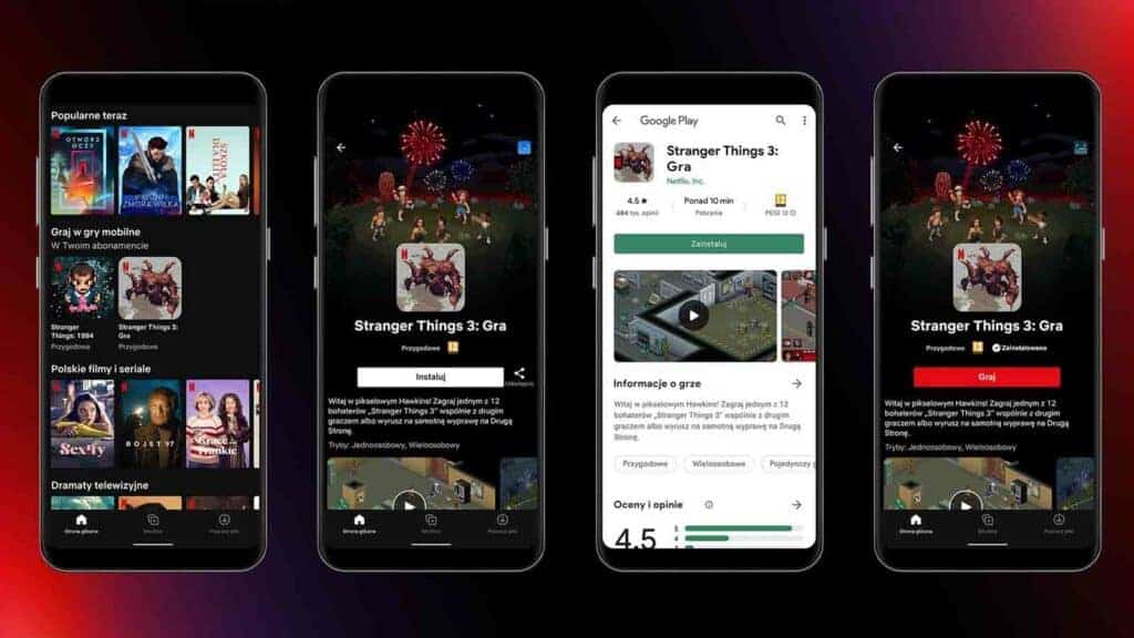 netflix stranger things mobile games