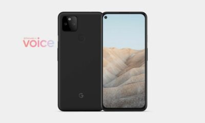 Render supposing to show the upcoming google pixel 5a