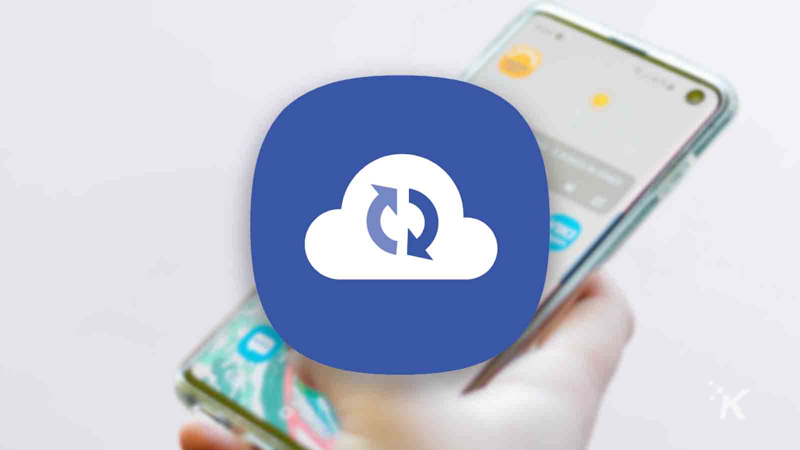 Samsung cloud back up logo