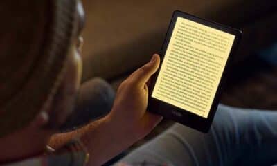 amazon kindle with e-book