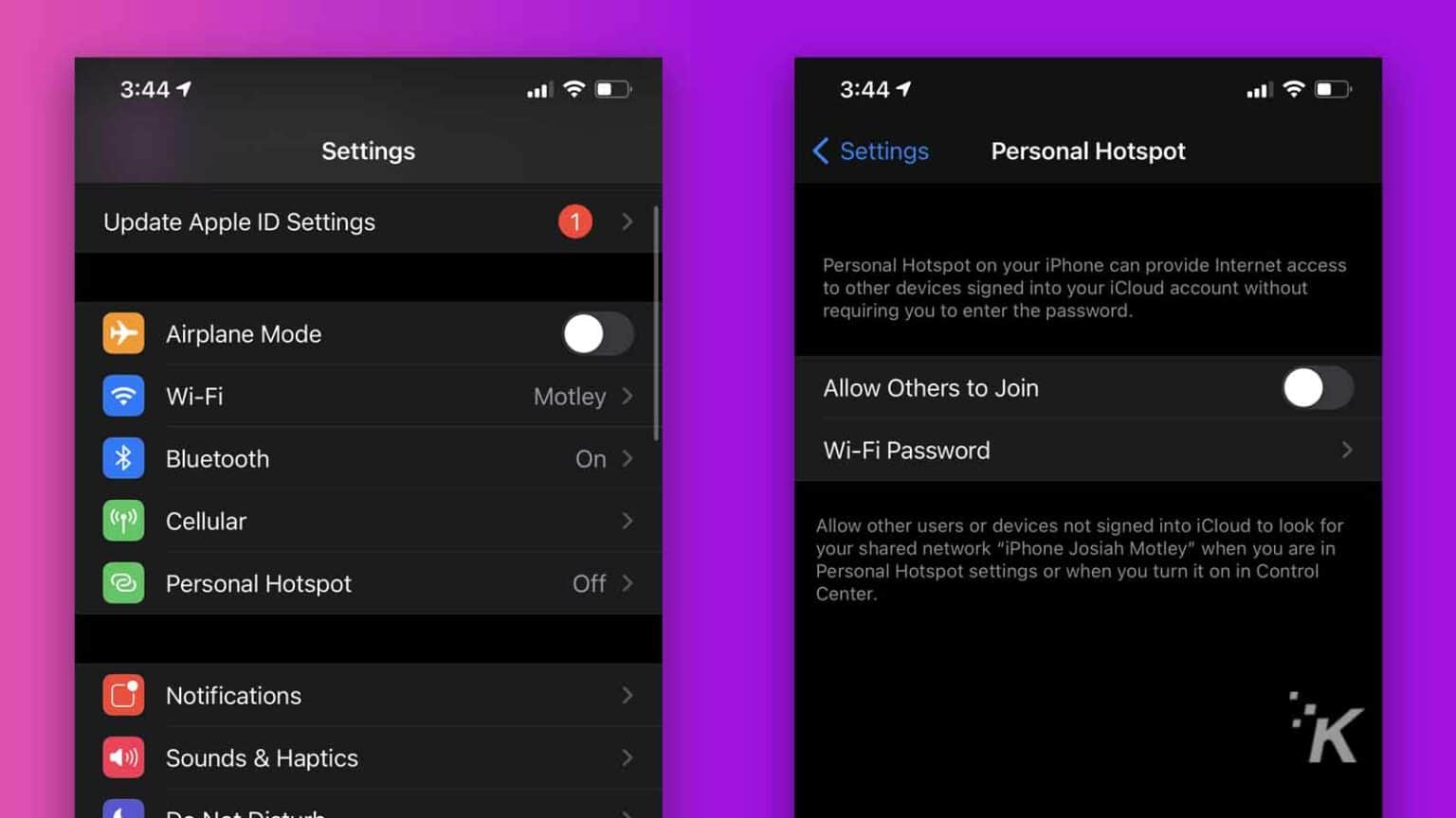 How to turn an iPhone into a personal mobile hotspot