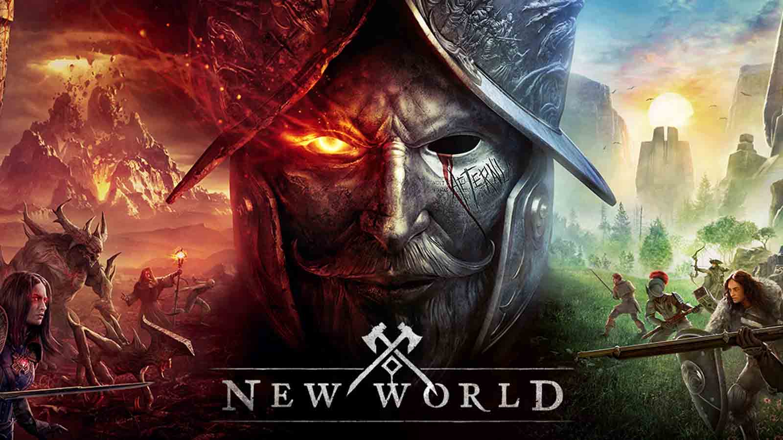 New world mmo main screen