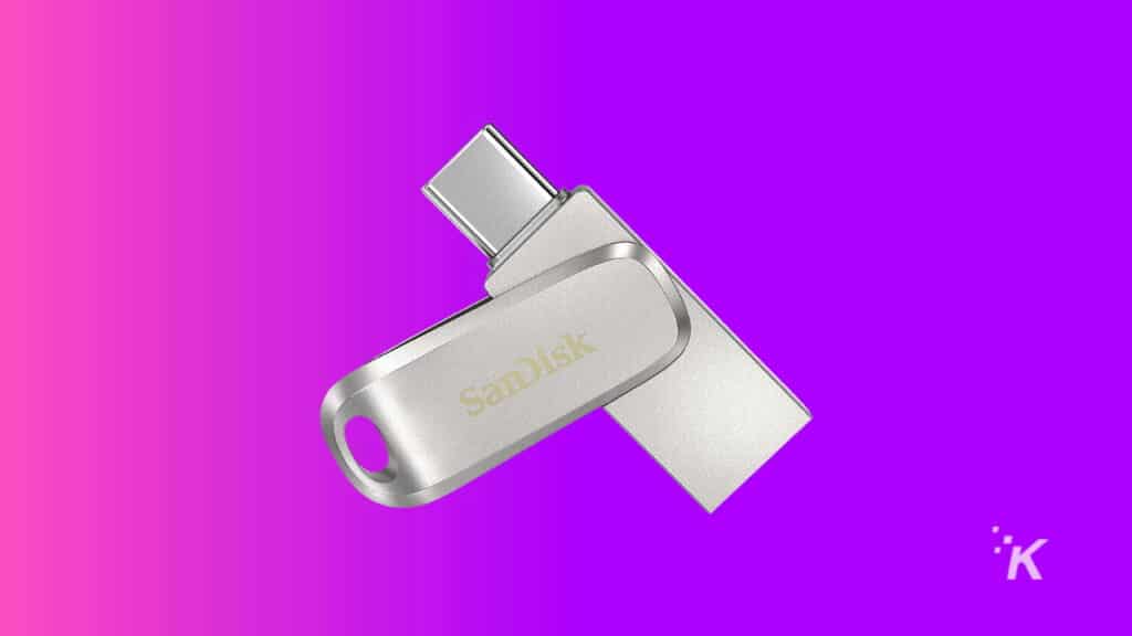 sandisk 256GB usb-c flashdrive