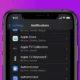 ios 15.1 settings app showing notification for apple tv keyboard use