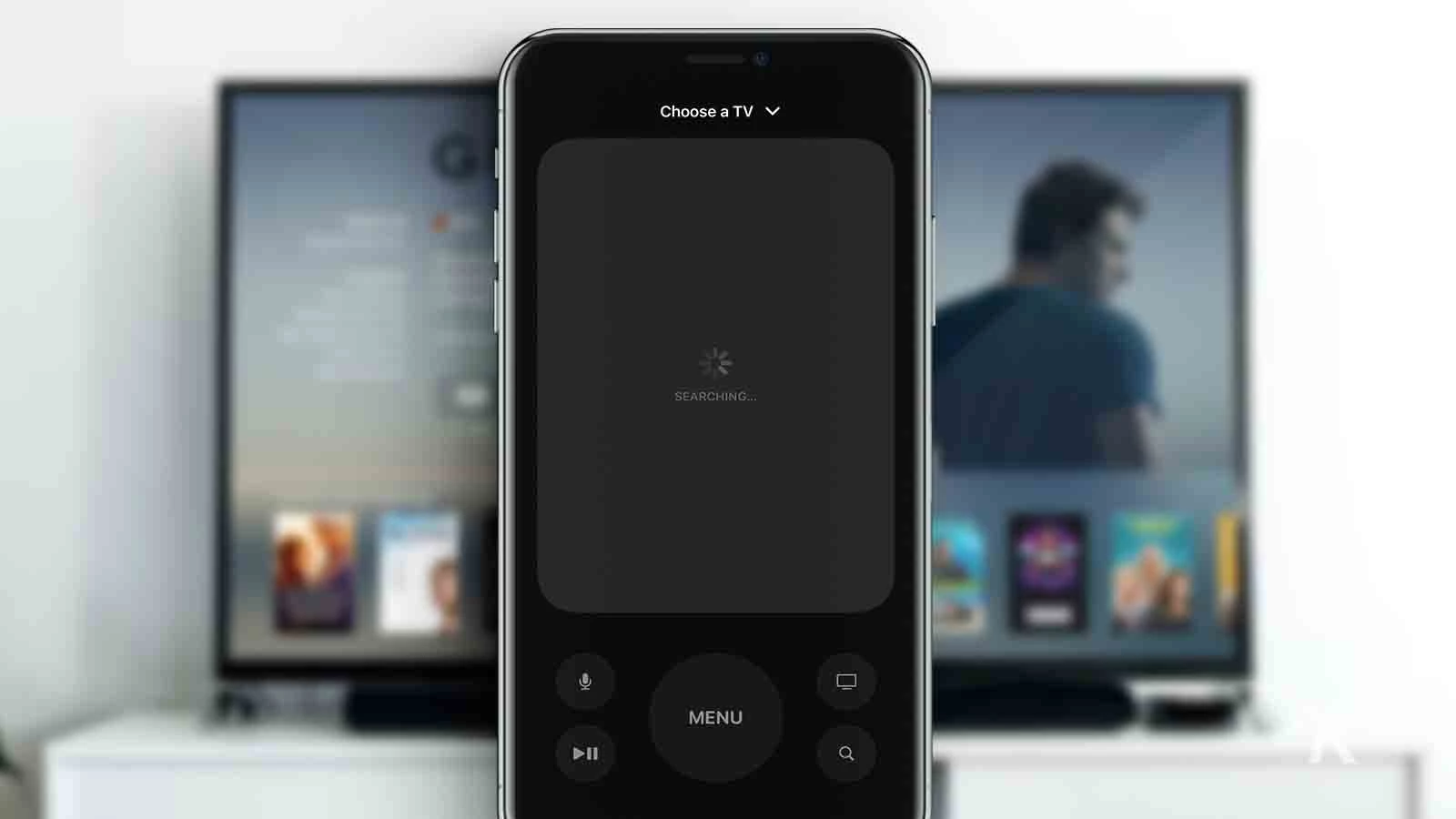 iphone being used as tv remote