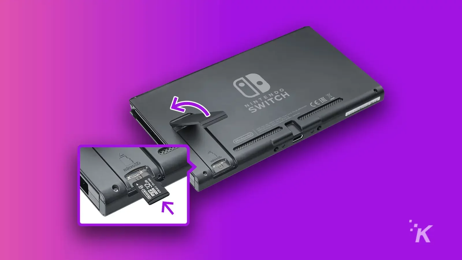 Nintendo Switch, MicroSD Card