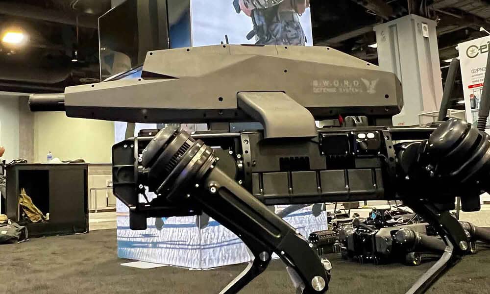 robodog with sniper rifle
