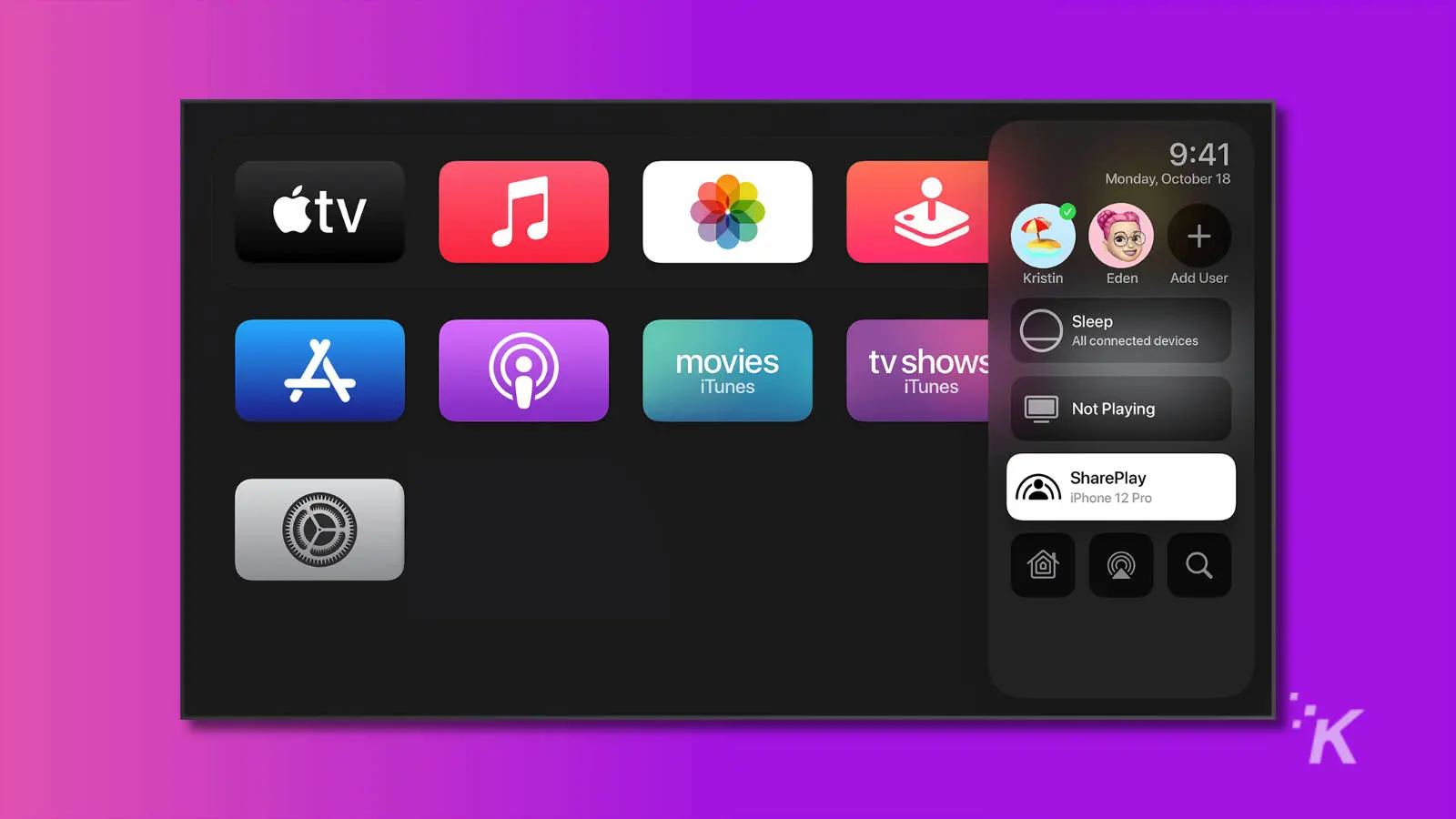 shareplay on apple tv