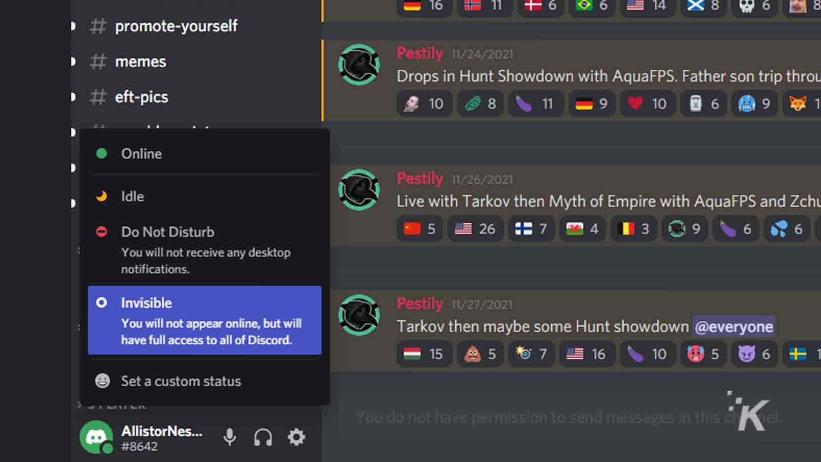 how-to-appear-offline-on-discord