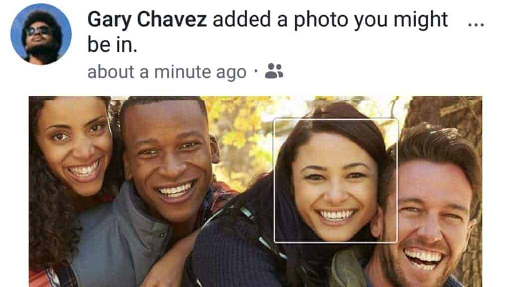 Facebook facial recognition