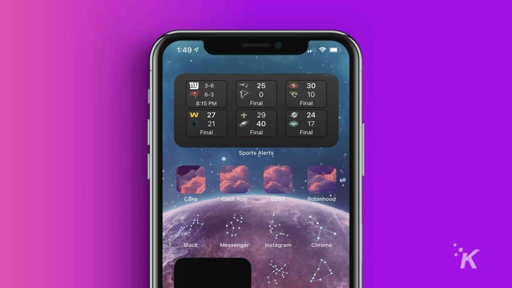 sports talk app ios widget