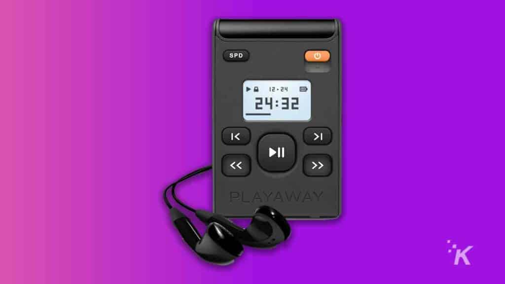 Playaway audiobook device