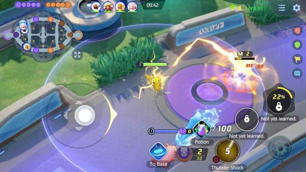 Pokemon unite gameplay on android