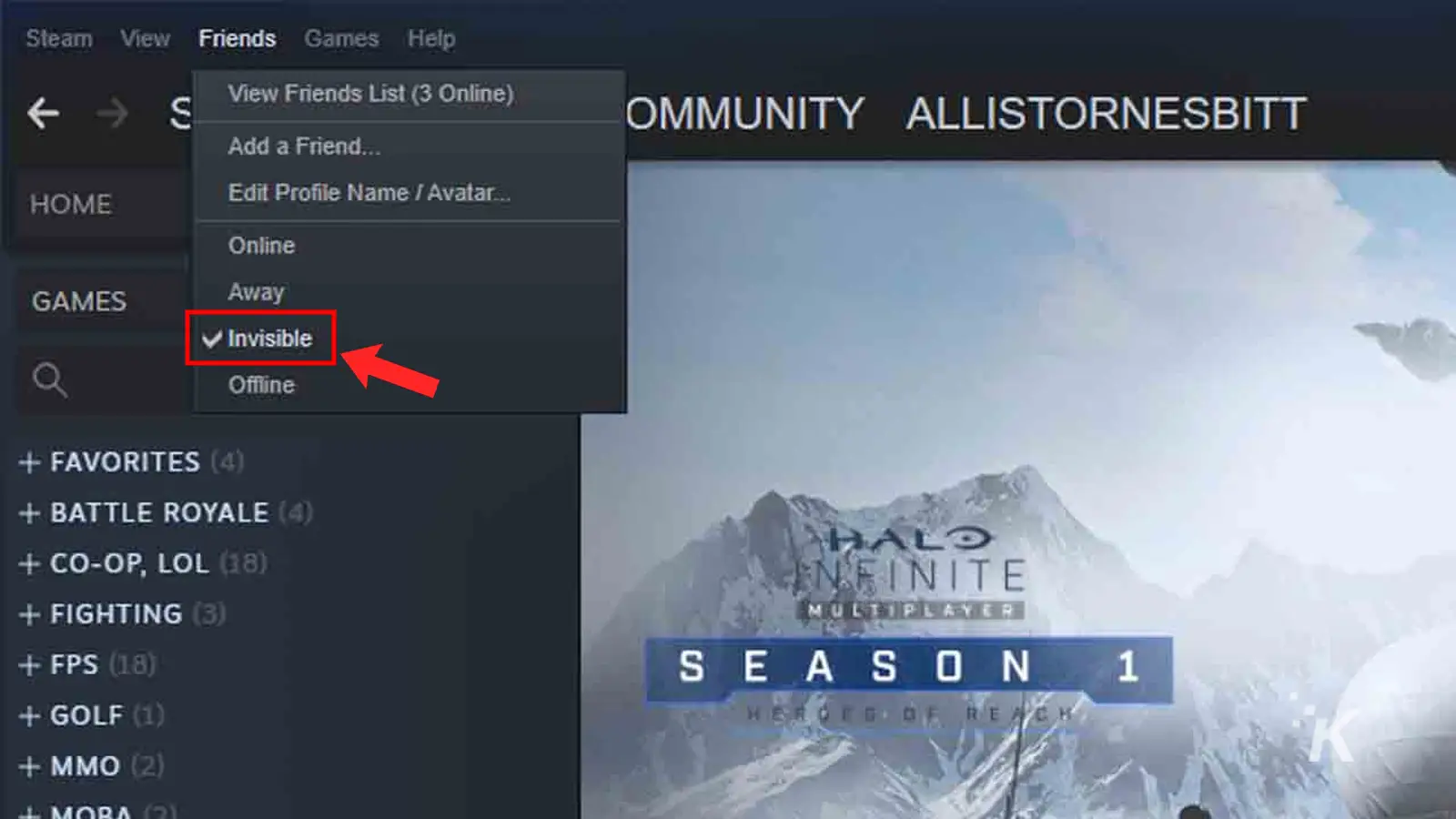 How to Appear Offline on Steam