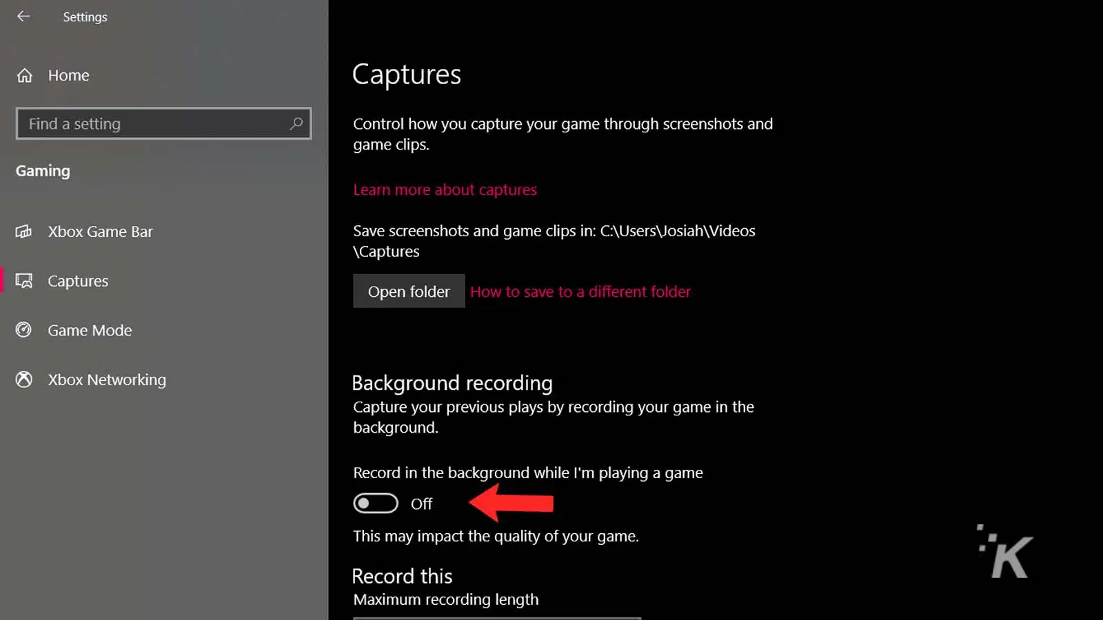 how to disable xbox game bar windows 10