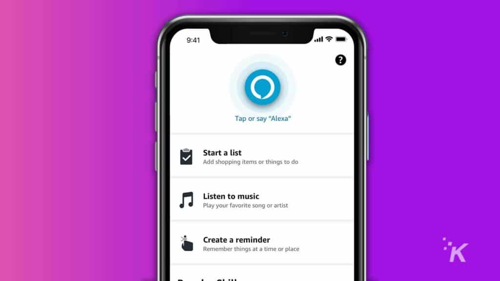 alexa app on iphone