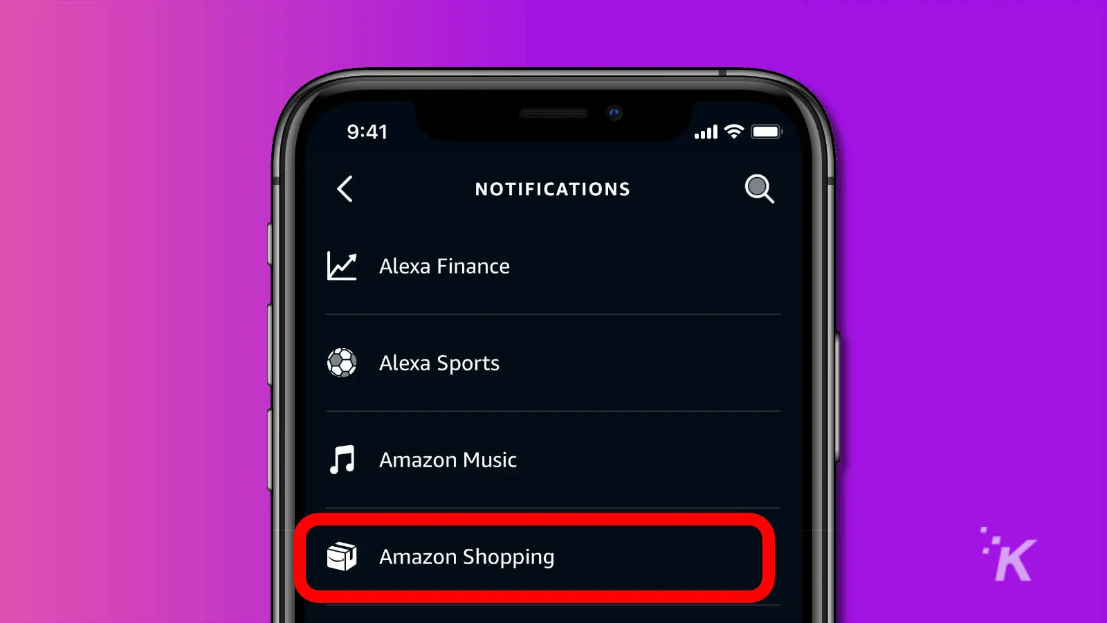 Amazon alexa settings for amazon packages