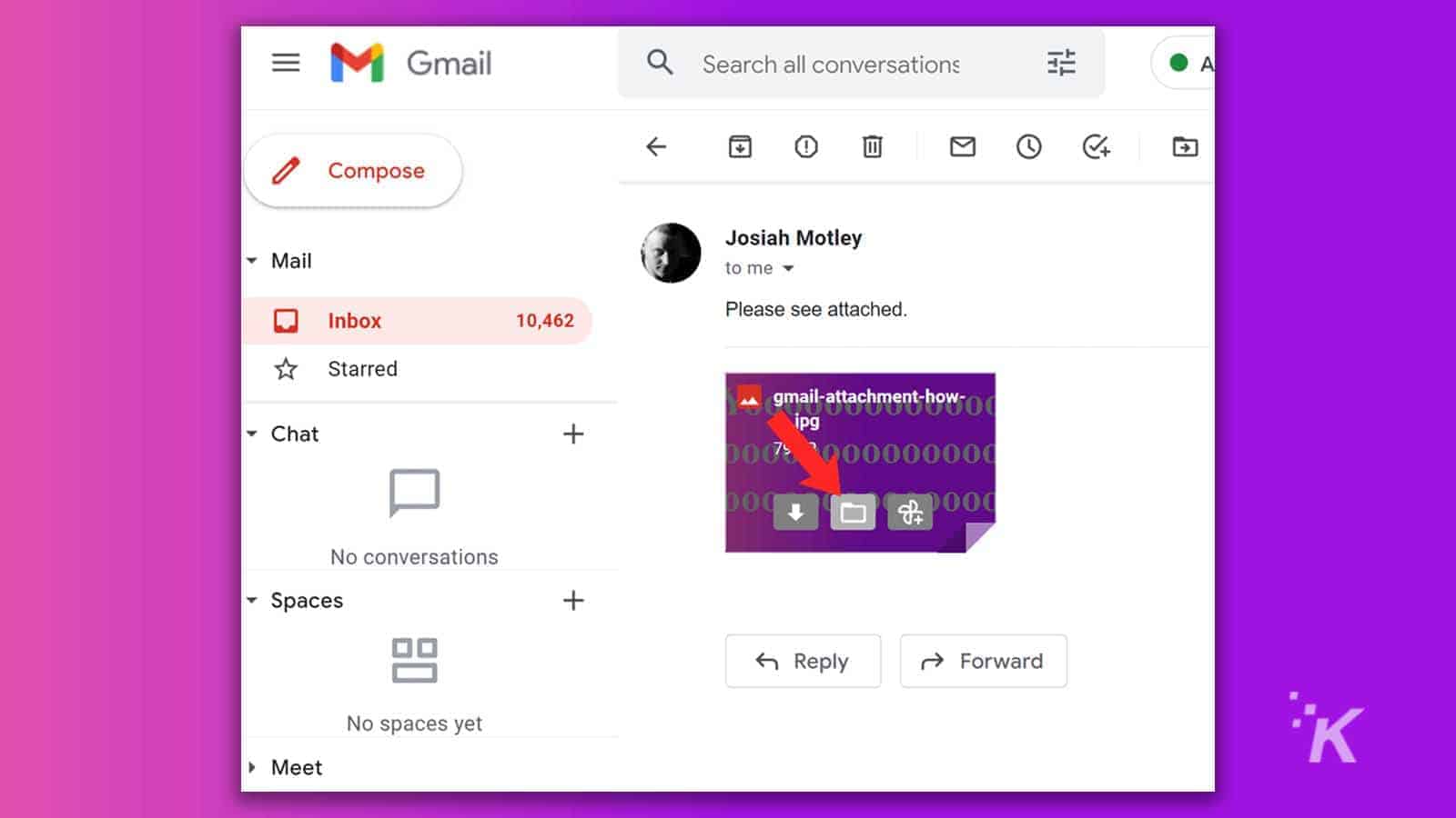 How to back up gmail attachments