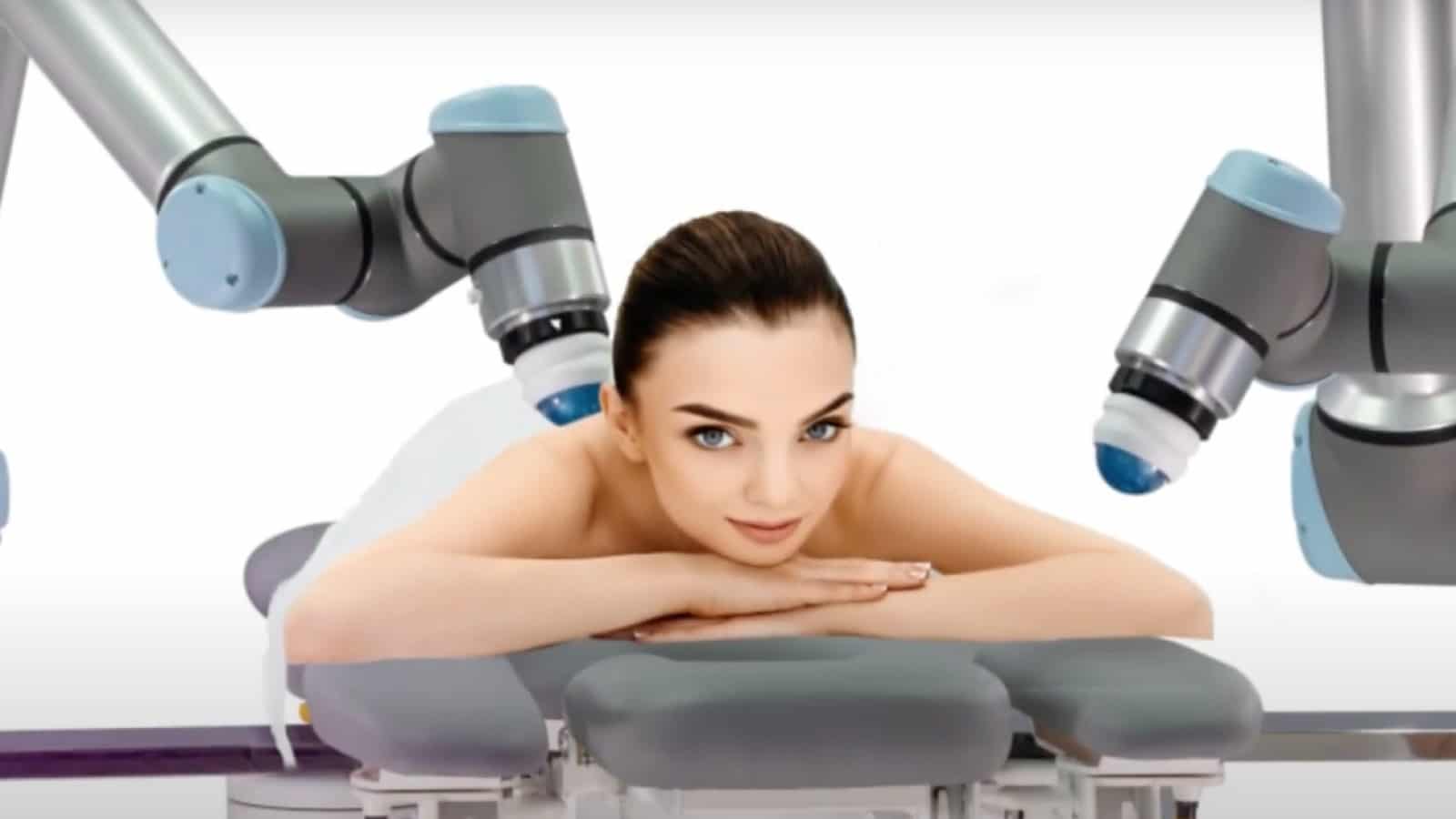 massage robotics robot massaging a woman