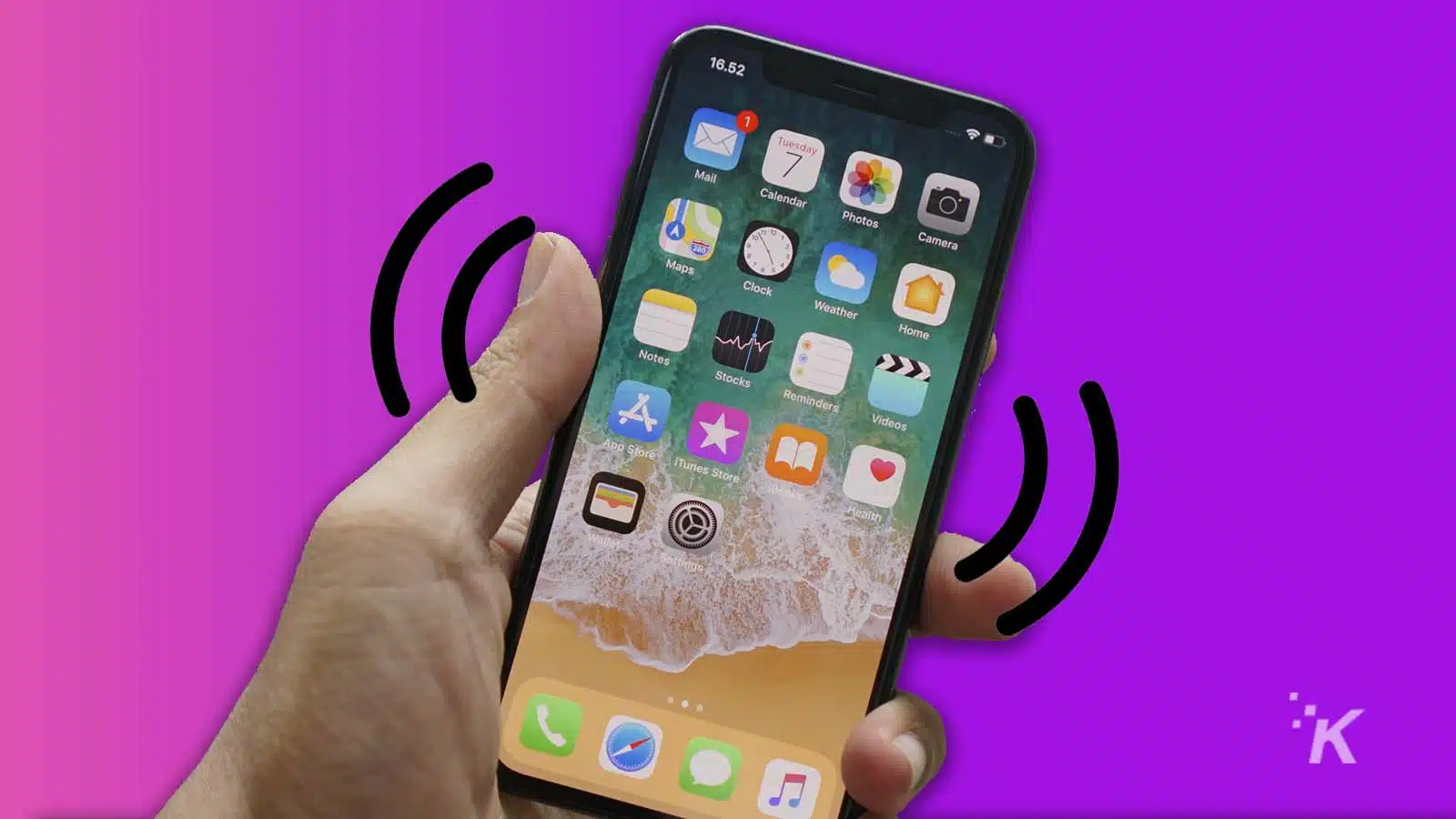 shake to undo feature iphone