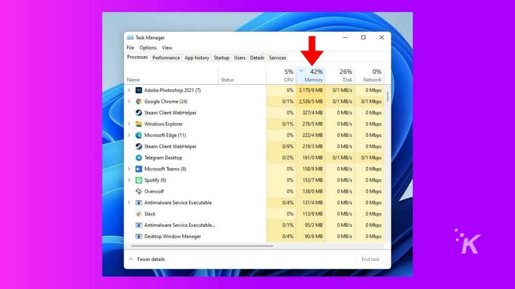 Force stopping apps on windows