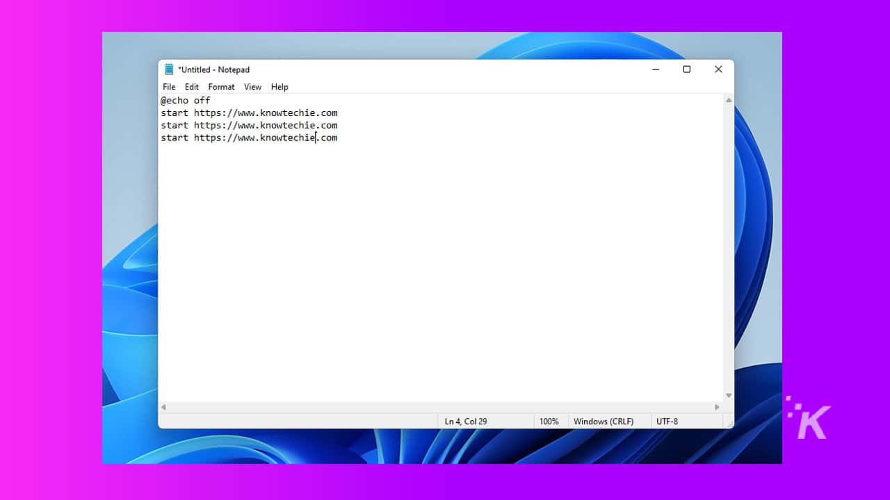 how-to-open-multiple-websites-with-a-shortcut-in-windows-11