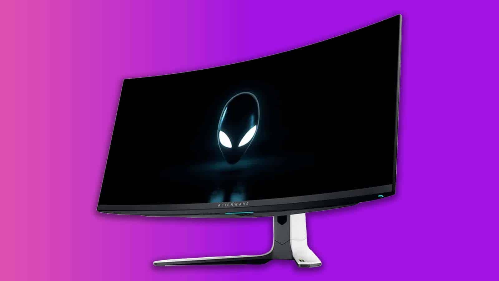 This new Alienware monitor has a 34-inch curved QD-OLED panel