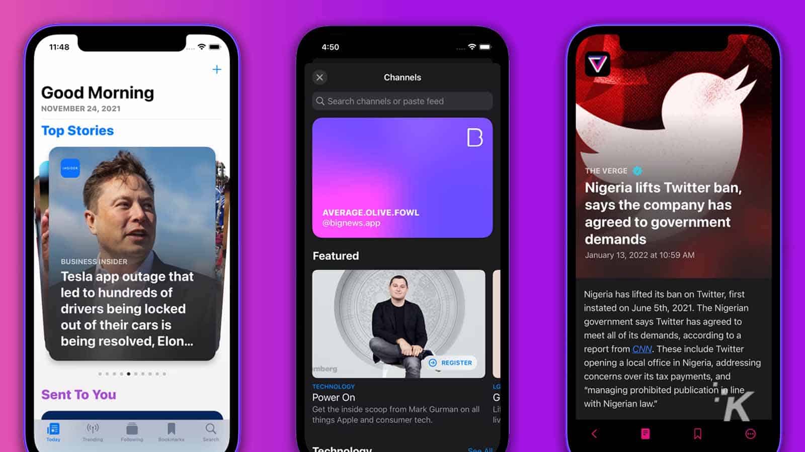 big news app on iphone and ipad