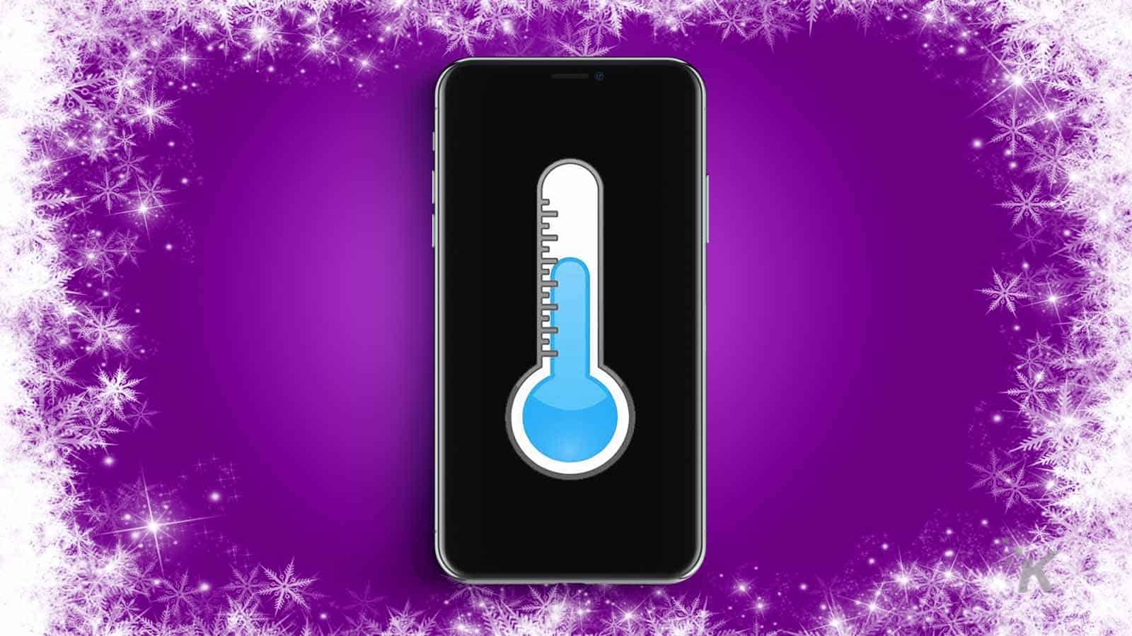 frozen iphone