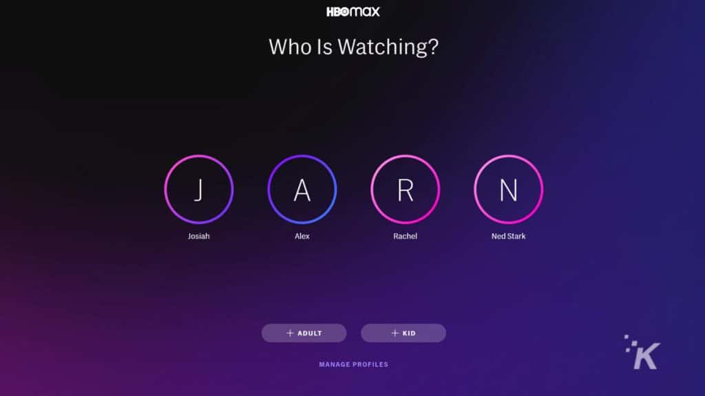 How to set up and manage your profiles on HBO Max - How Do I Set Up Hbo Max With Att