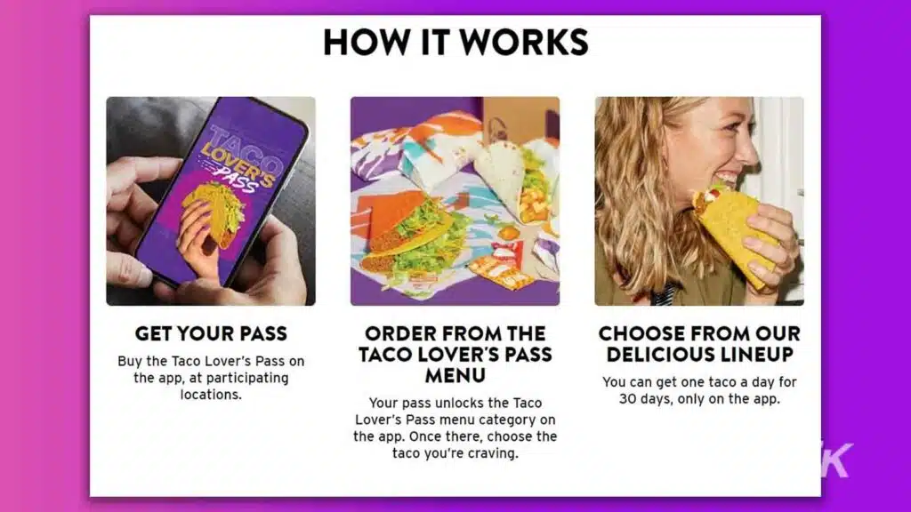 taco bell pass