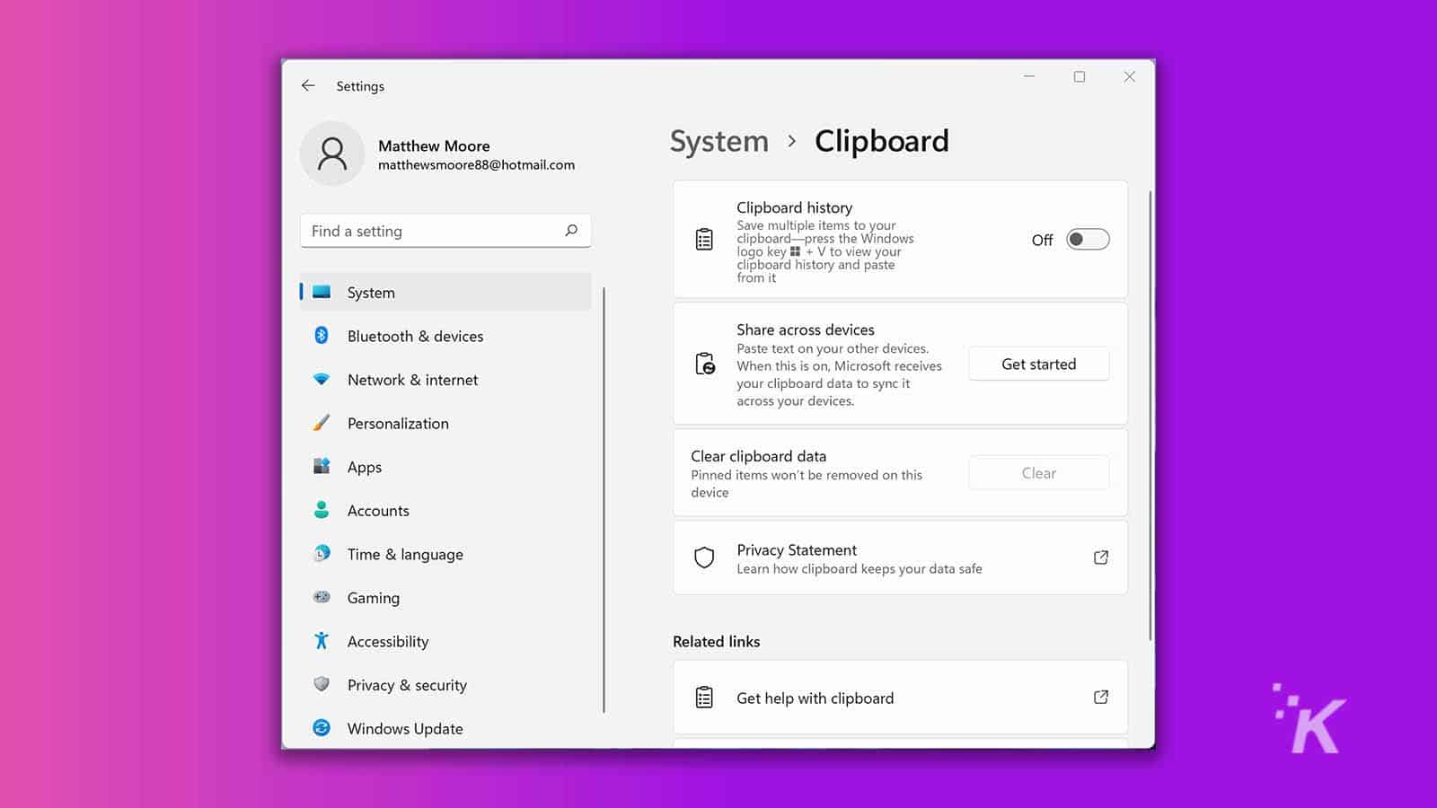 How to use the clipboard manager in Windows 11