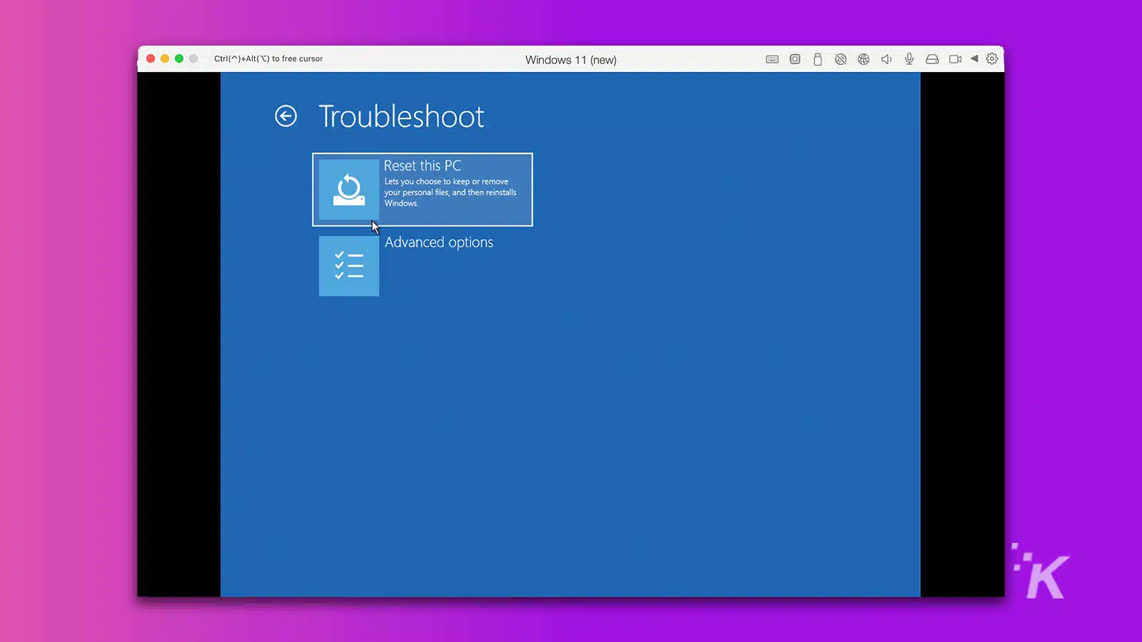 troubleshooting windows in recovery environment