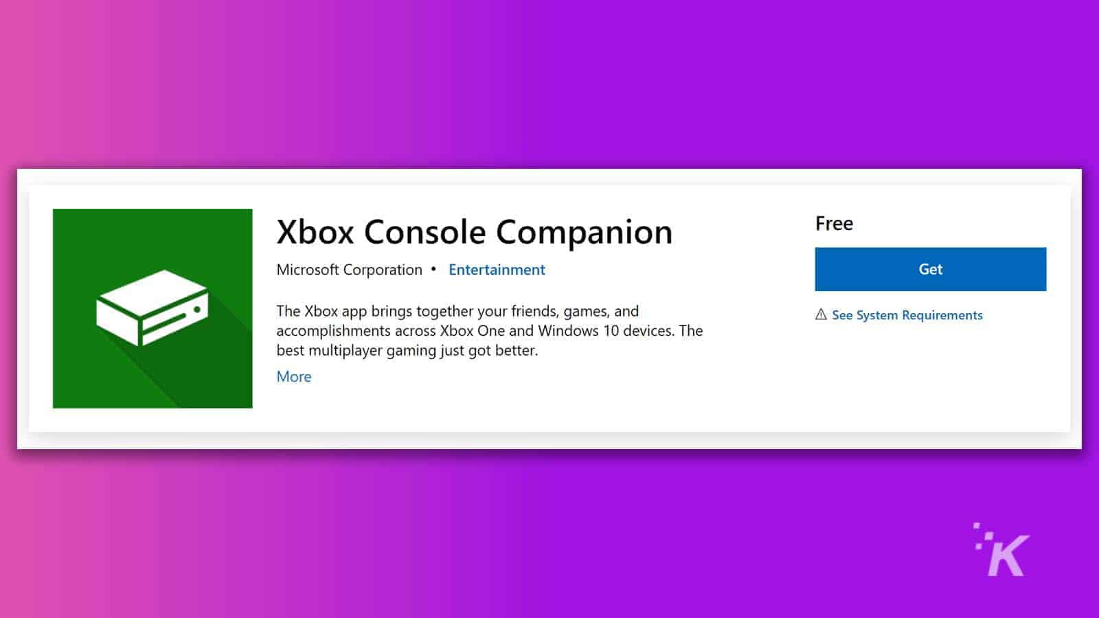 xbox companion app