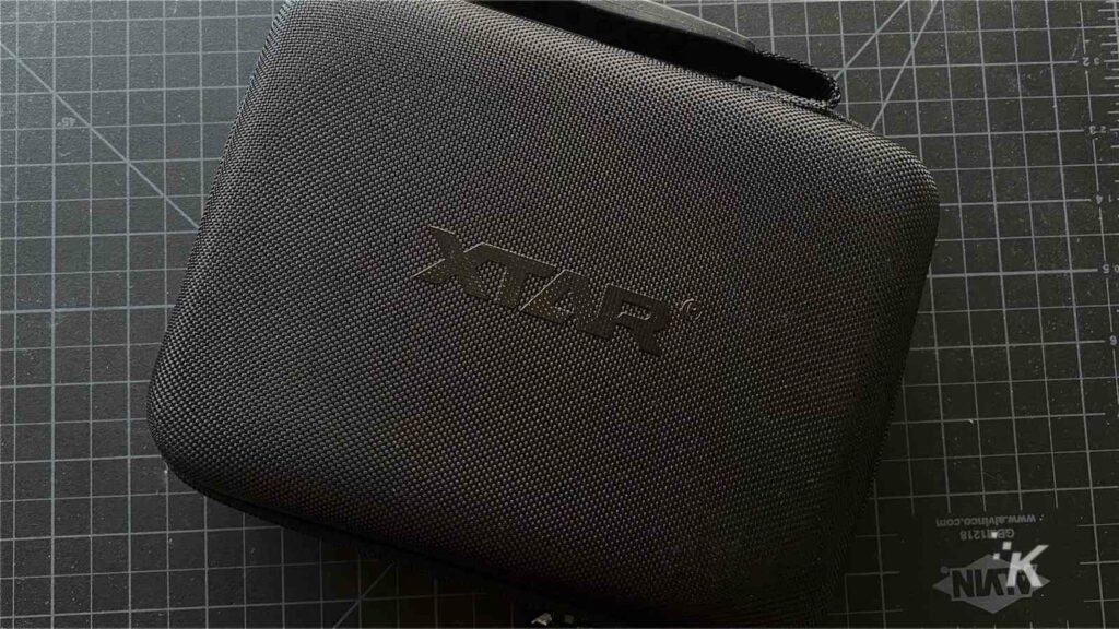 xtar battery charger inside case